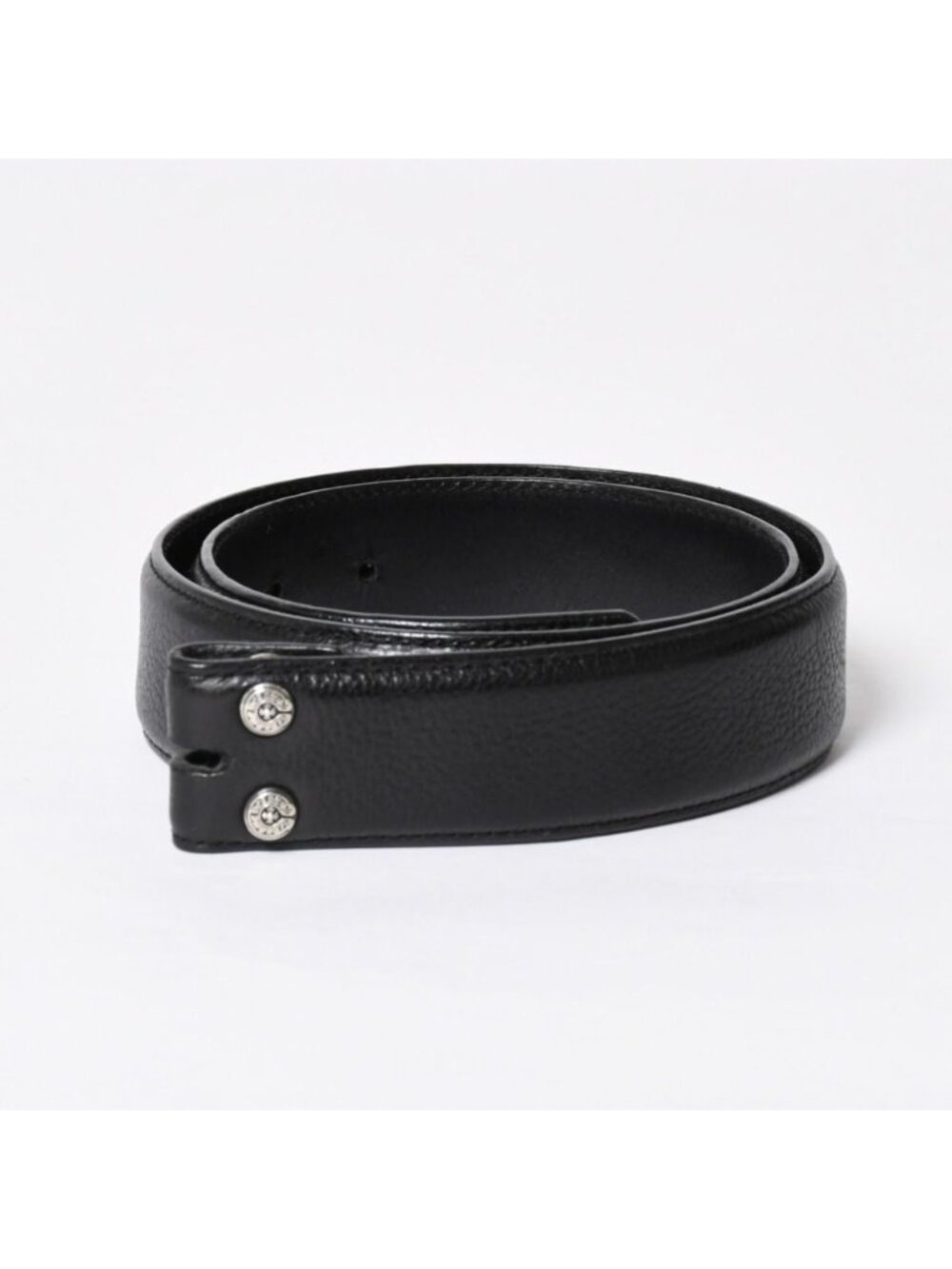 Chrome Hearts 1.5 Belt Strap 1.5 Inch Leather 28 Horseshoe 925 Sterling Silver